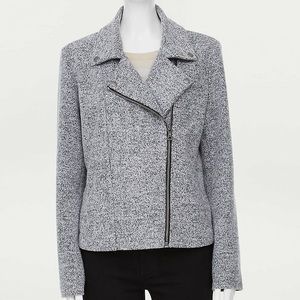 LOFT GREY MOTO JACKET size XXSP